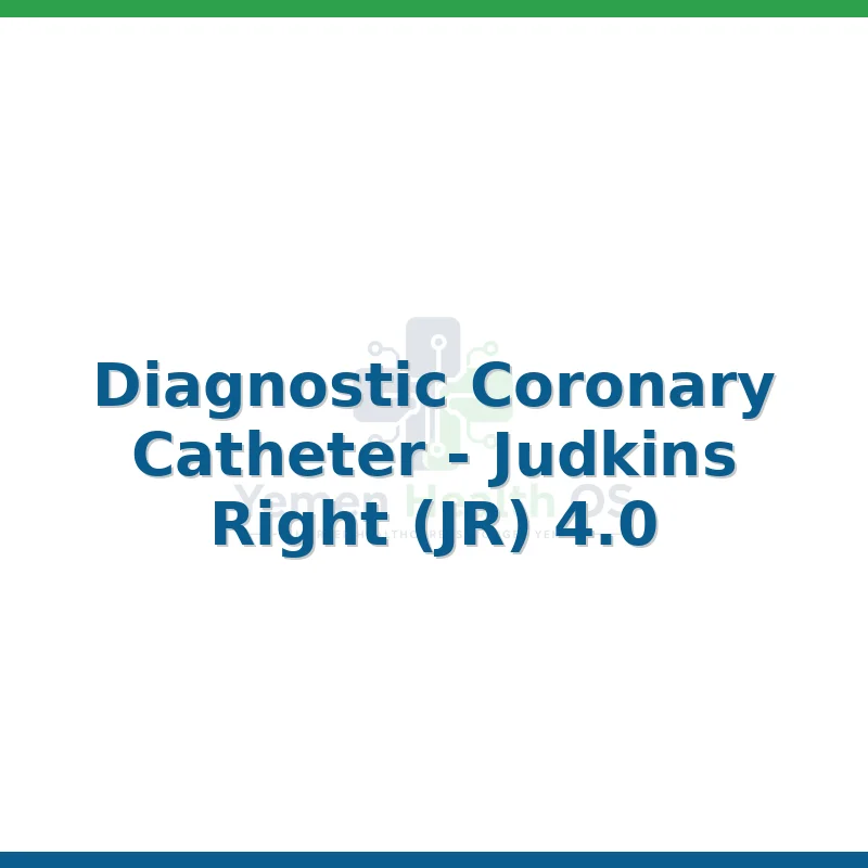 Diagnostic Coronary Catheter - Judkins Right (JR) 4.0