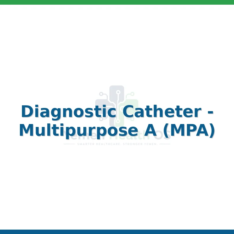 Diagnostic Catheter - Multipurpose A (MPA)