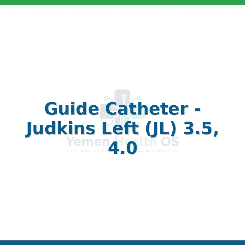 Guide Catheter - Judkins Left (JL) 3.5, 4.0