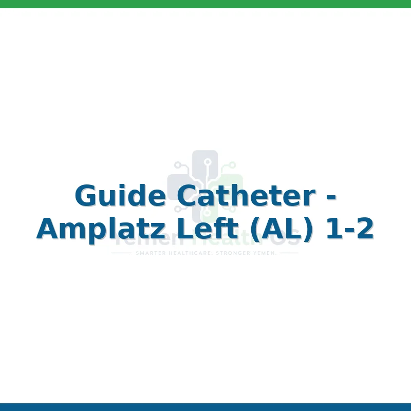 Guide Catheter - Amplatz Left (AL) 1-2