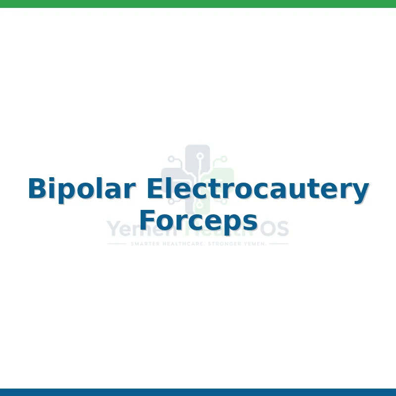Bipolar Electrocautery Forceps