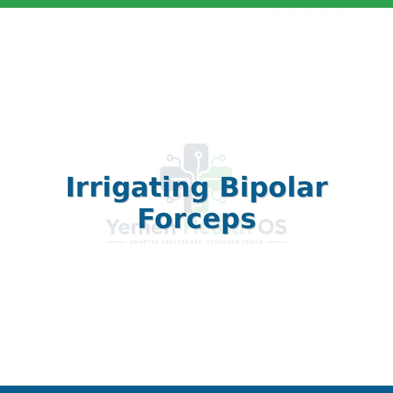 Irrigating Bipolar Forceps