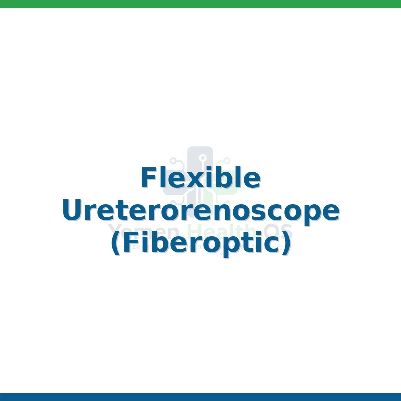 Flexible Ureterorenoscope (Fiberoptic)