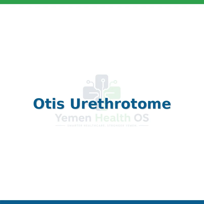 Otis Urethrotome