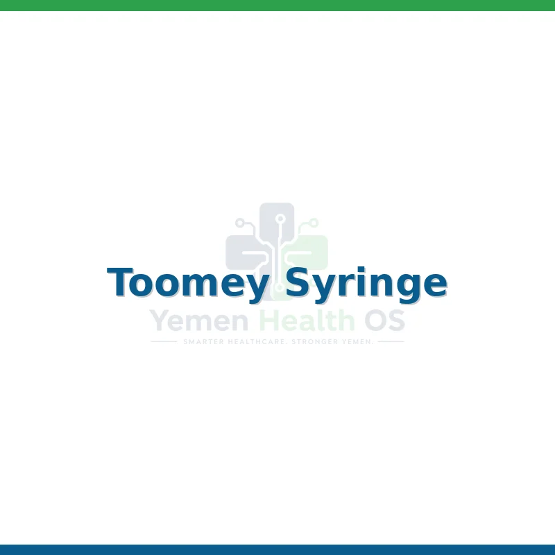 Toomey Syringe