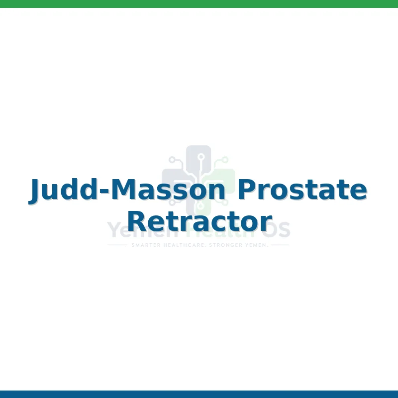 Judd-Masson Prostate Retractor