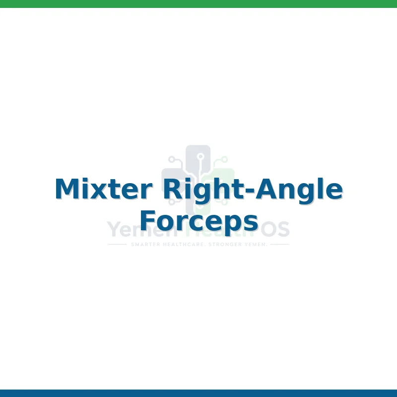 Mixter Right-Angle Forceps