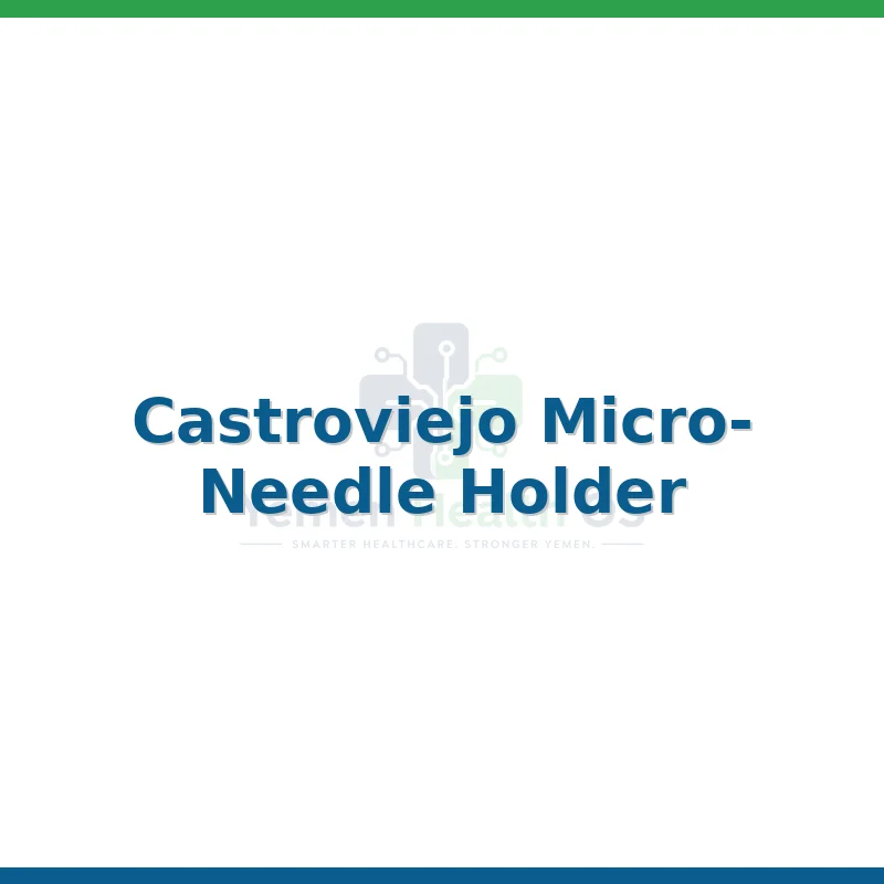 Castroviejo Micro-Needle Holder