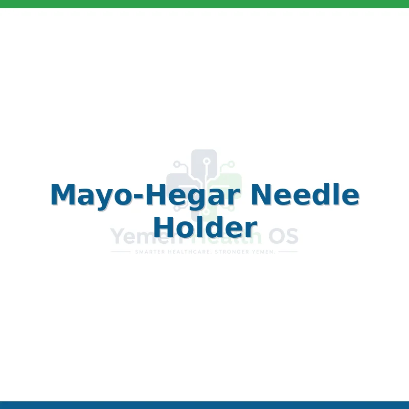 Mayo-Hegar Needle Holder