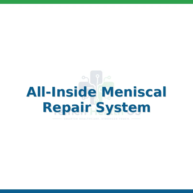 All-Inside Meniscal Repair System