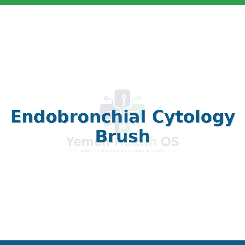Endobronchial Cytology Brush