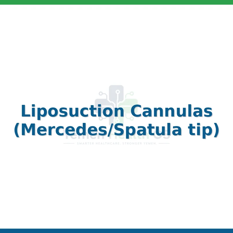 Liposuction Cannulas (Mercedes/Spatula tip)