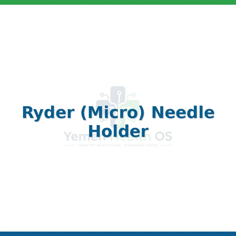 Ryder (Micro) Needle Holder