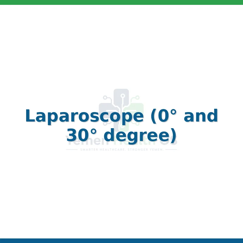 Laparoscope (0° and 30° degree)