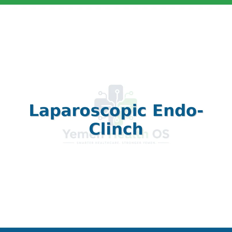 Laparoscopic Endo-Clinch