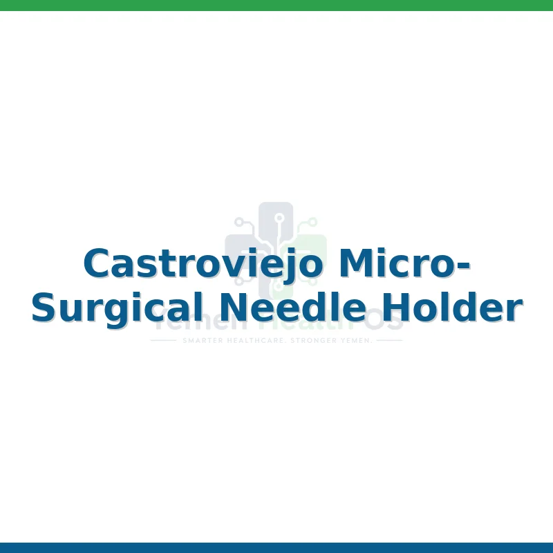Castroviejo Micro-Surgical Needle Holder