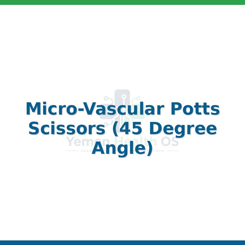 Micro-Vascular Potts Scissors (45 Degree Angle)