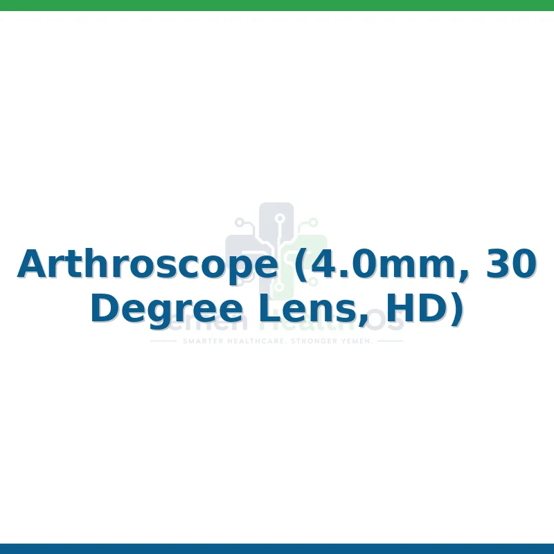 Arthroscope (4.0mm, 30 Degree Lens, HD)