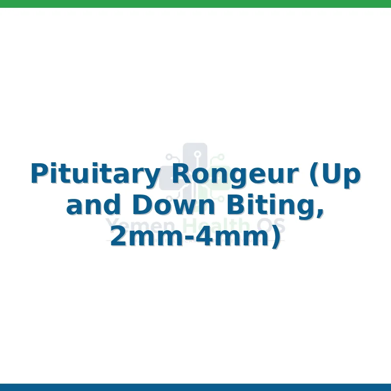 Pituitary Rongeur (Up and Down Biting, 2mm-4mm)
