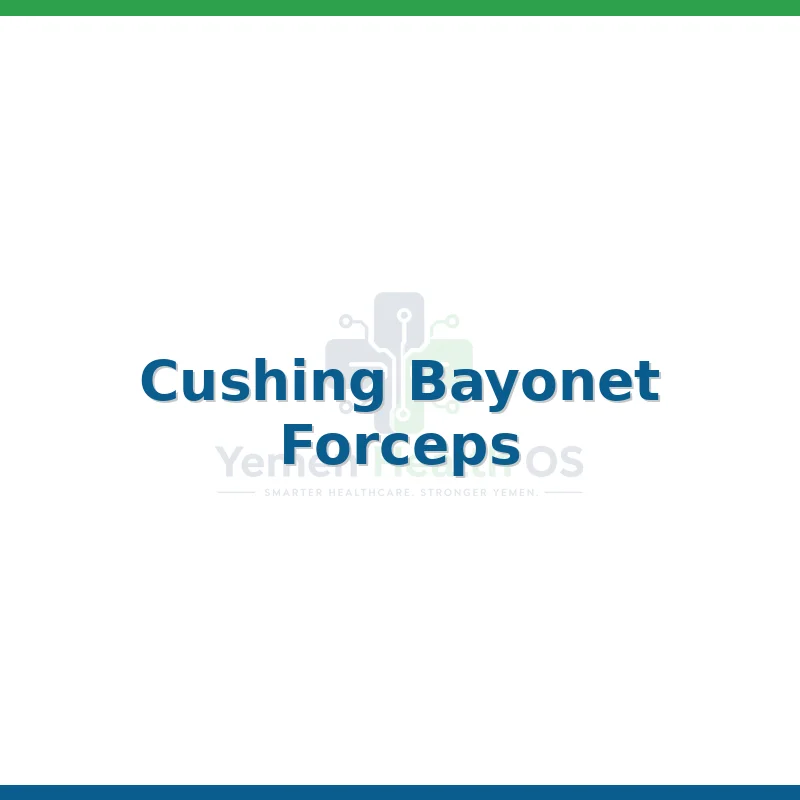 Cushing Bayonet Forceps