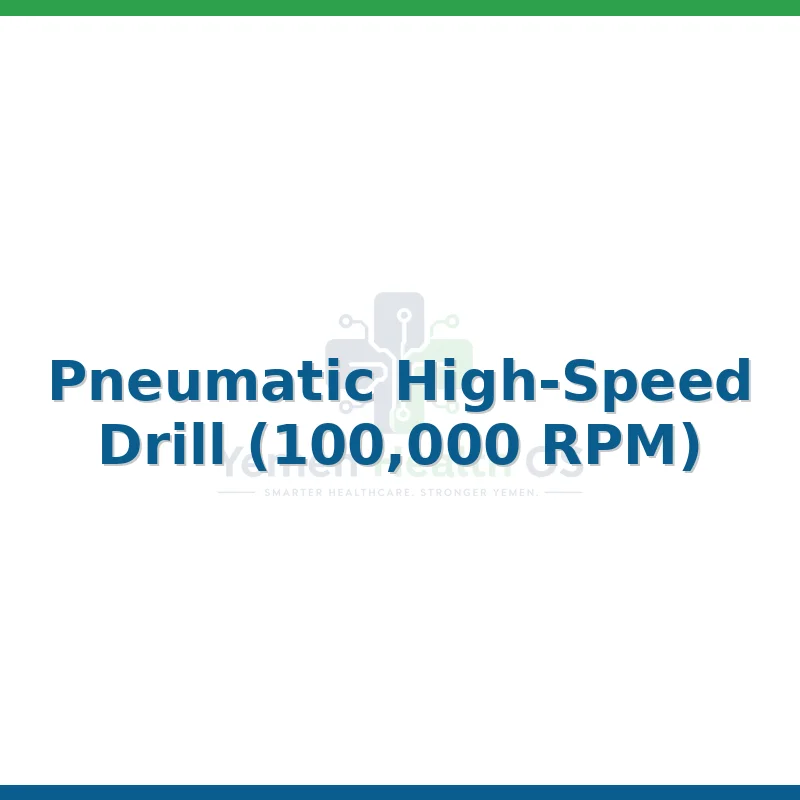 Pneumatic High-Speed Drill (100,000 RPM)