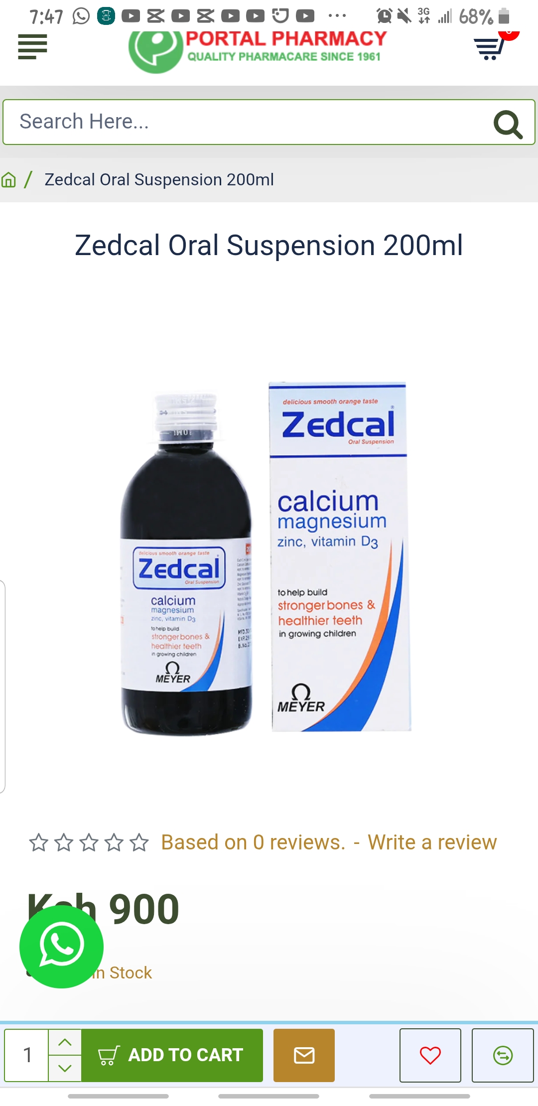 Zedcal Syrup