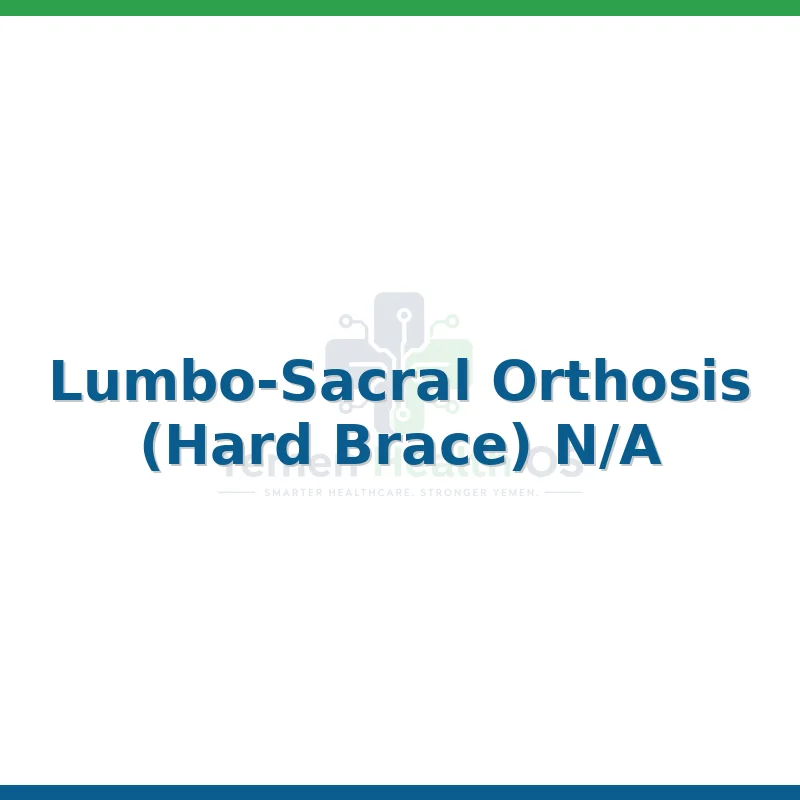 Lumbo-Sacral Orthosis