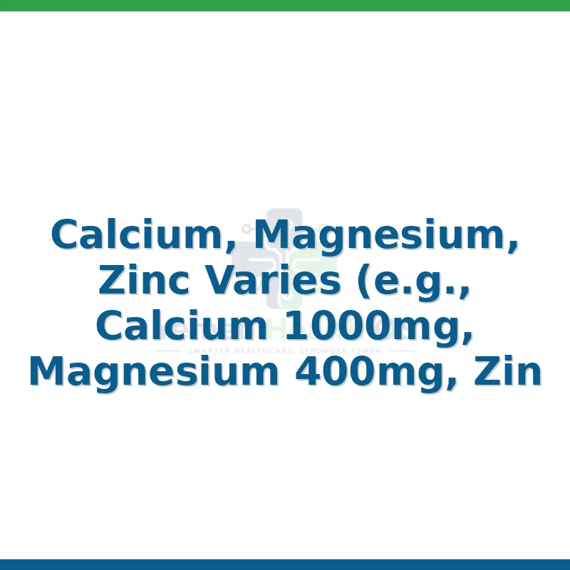 Calcium Magnesium Zinc