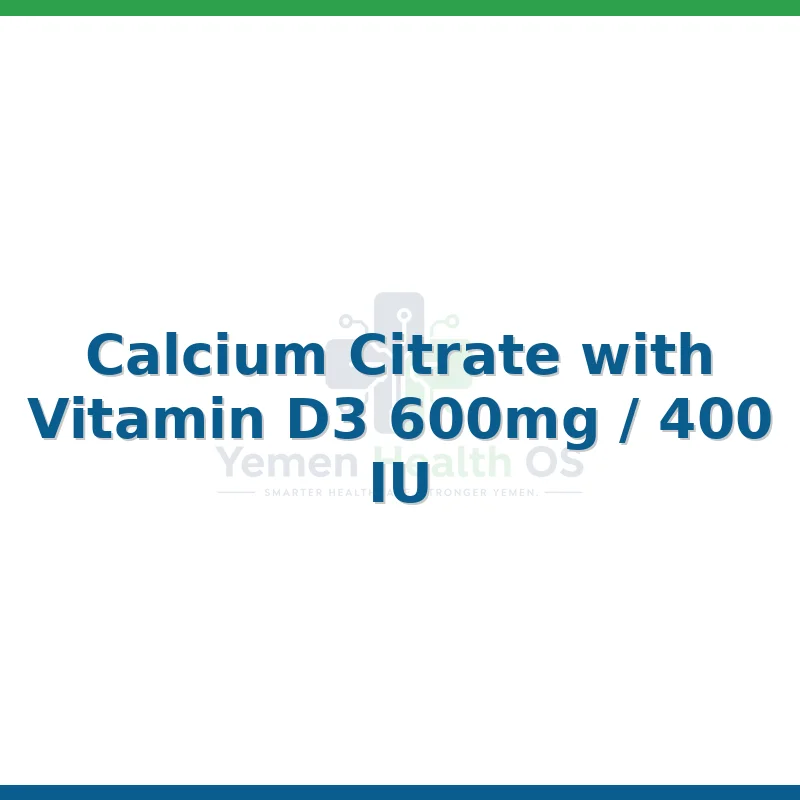 Calcium Citrate with Vitamin D3