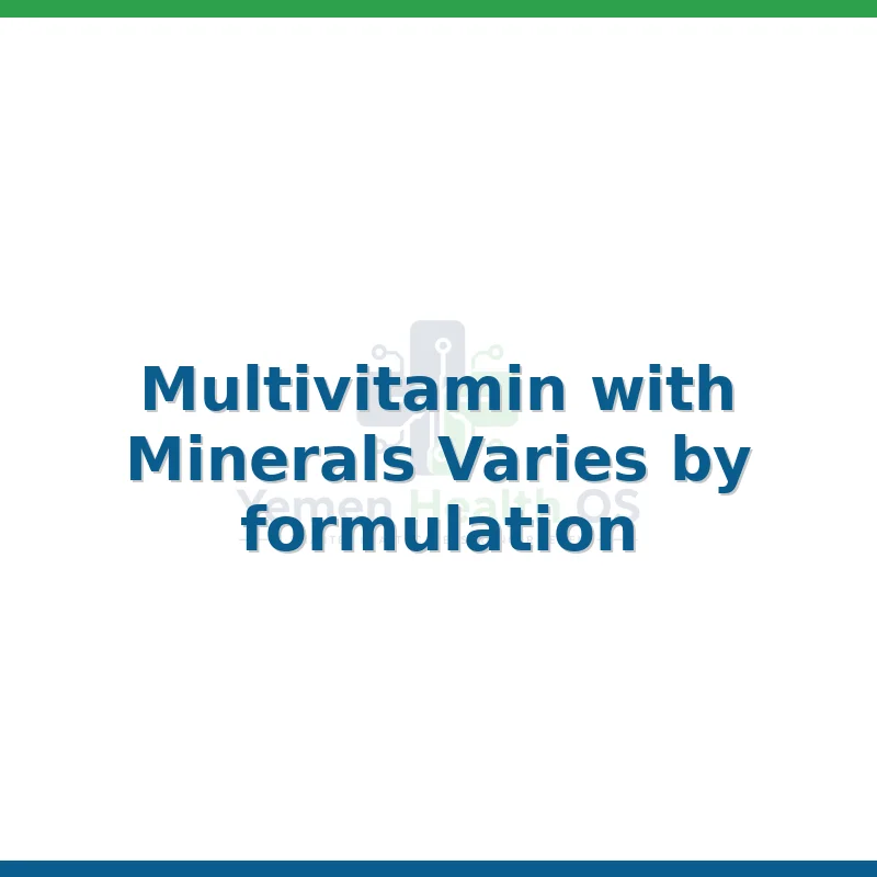 Multivitamin with Minerals