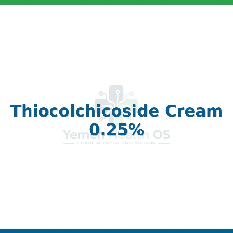 Thiocolchicoside Cream