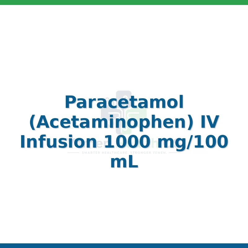 Paracetamol IV Infusion